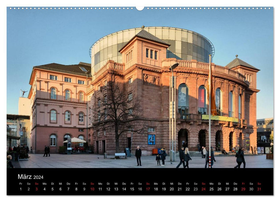 Mainz - Ansichtssache (CALVENDO Premium Wandkalender 2024)