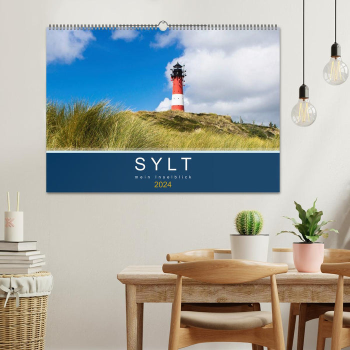 Sylt ma vue sur l'île (Calendrier mural CALVENDO 2024) 