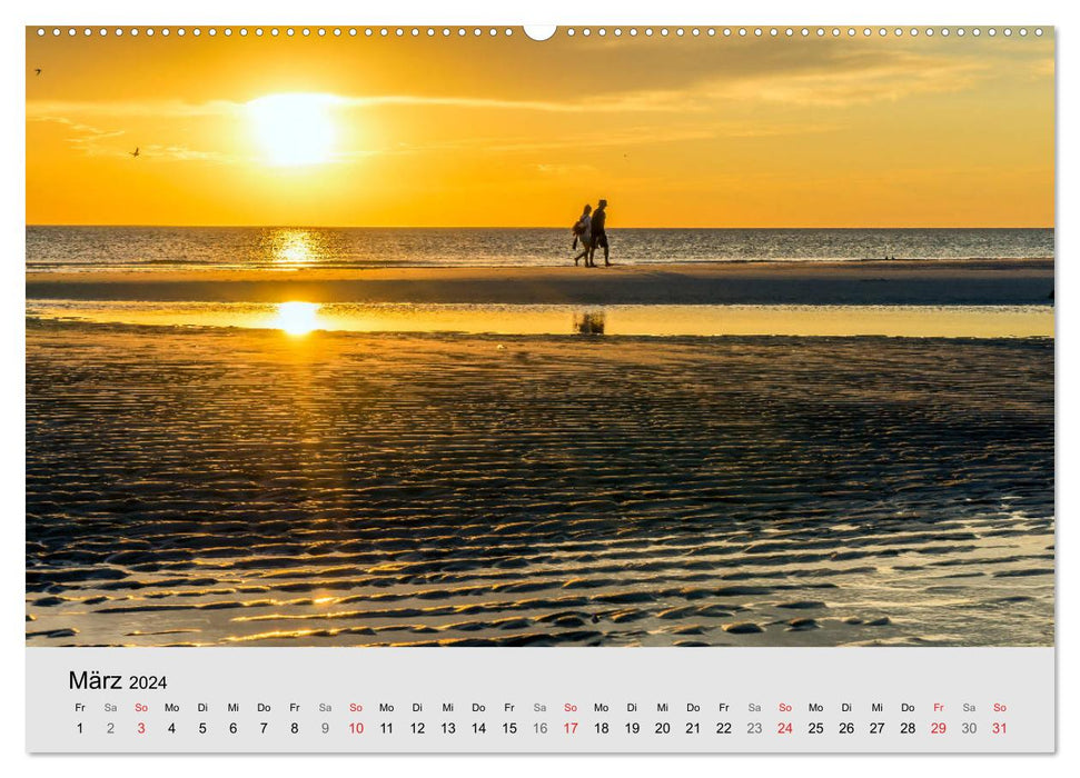 Sylt ma vue sur l'île (Calendrier mural CALVENDO 2024) 