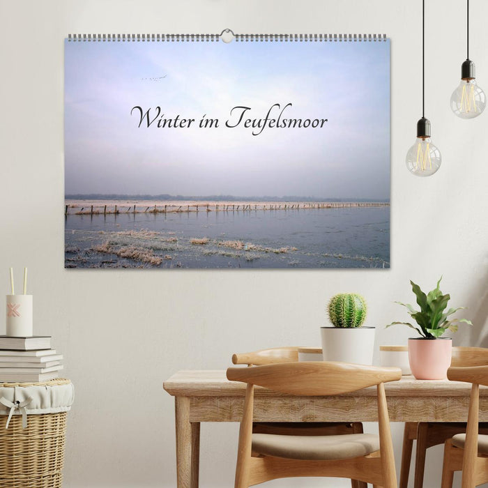 Winter im Teufelsmoor (CALVENDO Wandkalender 2024)