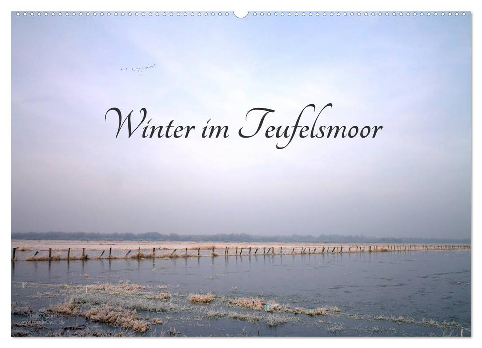Winter in Teufelsmoor (CALVENDO wall calendar 2024) 