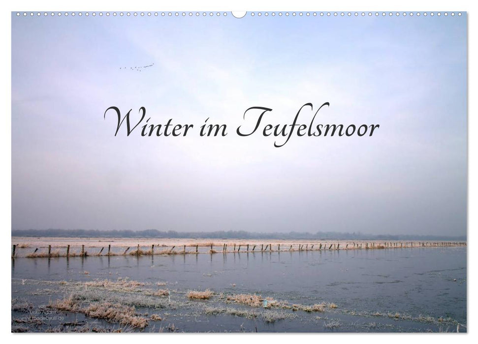 Winter im Teufelsmoor (CALVENDO Wandkalender 2024)