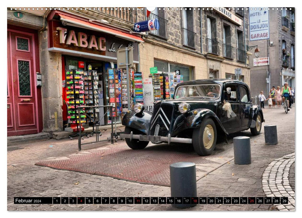 Vintage cars - treasures on wheels (CALVENDO wall calendar 2024) 