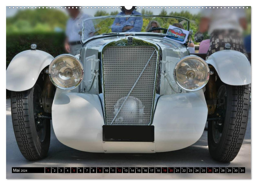 Vintage cars - treasures on wheels (CALVENDO wall calendar 2024) 