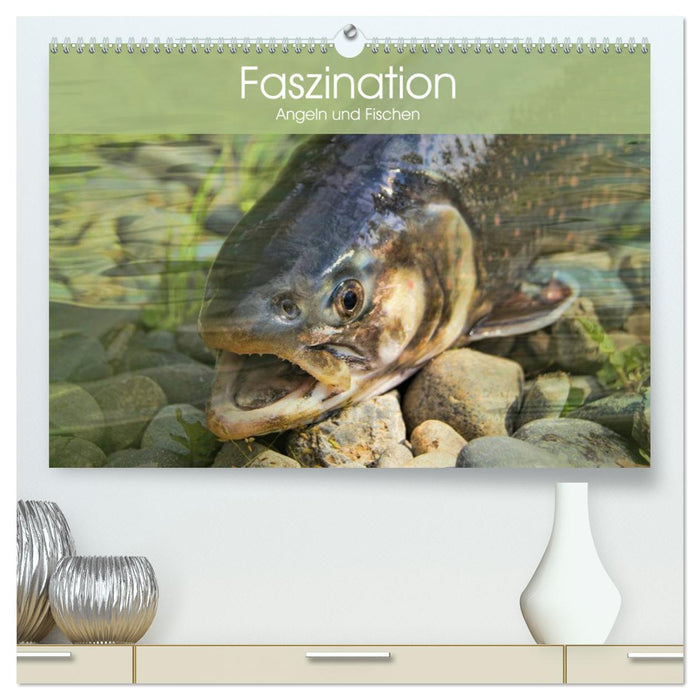 La fascination de la pêche et de la pêche (Calendrier mural CALVENDO Premium 2024) 