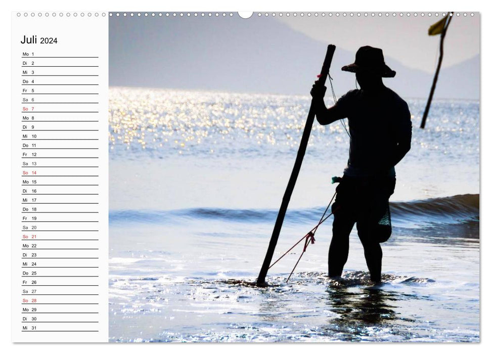 The fascination of fishing and fishing (CALVENDO Premium Wall Calendar 2024) 