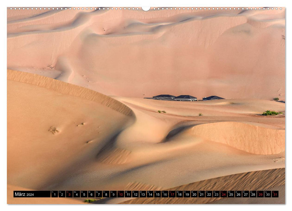 RUB AL-KHALI - Fascination of sandy desert (CALVENDO wall calendar 2024) 