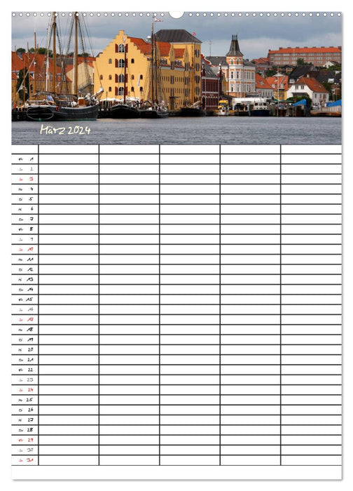 Denmark - Baltic Sea Coast (CALVENDO Premium Wall Calendar 2024) 