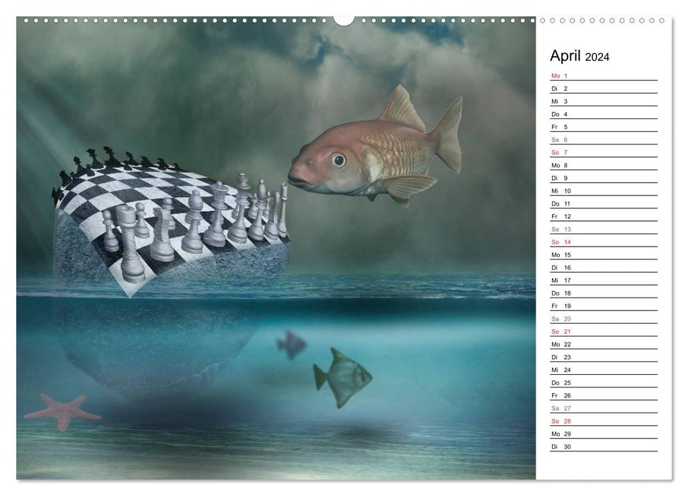 World of Fantasy - Surreal, dreamy and limitless (CALVENDO Premium Wall Calendar 2024) 