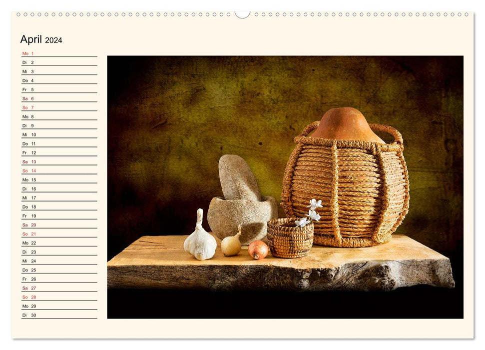 Nature morte - mais avec style (Calendrier mural CALVENDO Premium 2024) 