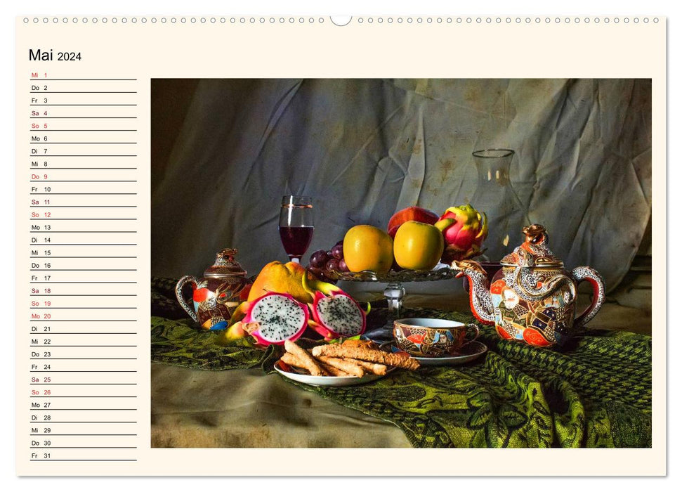 Nature morte - mais avec style (Calendrier mural CALVENDO Premium 2024) 