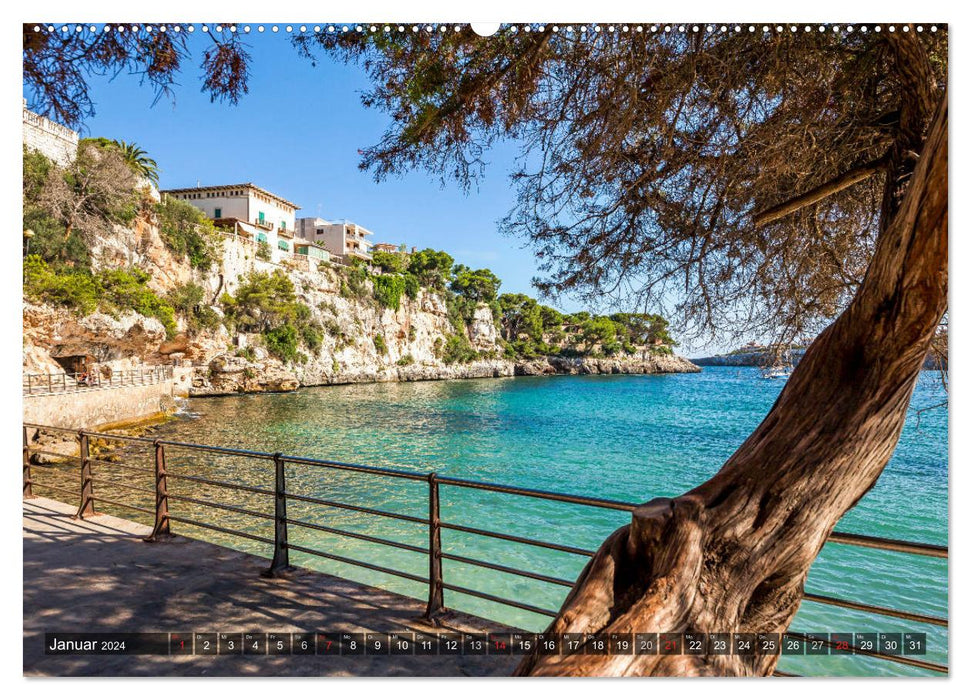 Majorque - le charme d'une île (calendrier mural CALVENDO 2024) 