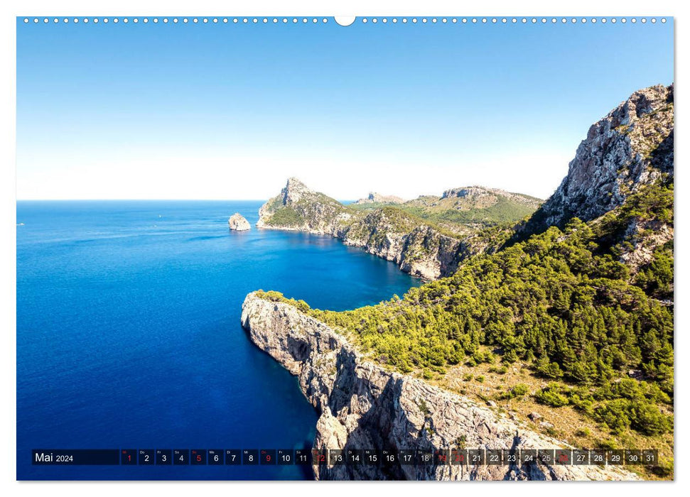 Majorque - le charme d'une île (calendrier mural CALVENDO 2024) 