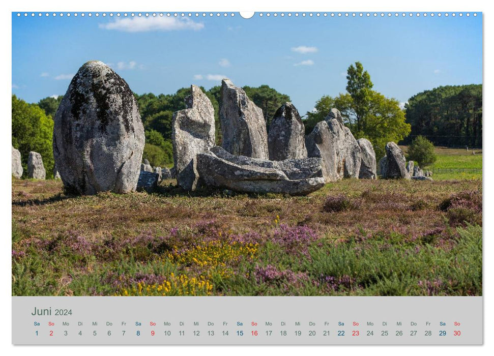 Mégalithe. Les Grandes Pierres de Carnac (Calendrier mural CALVENDO 2024) 