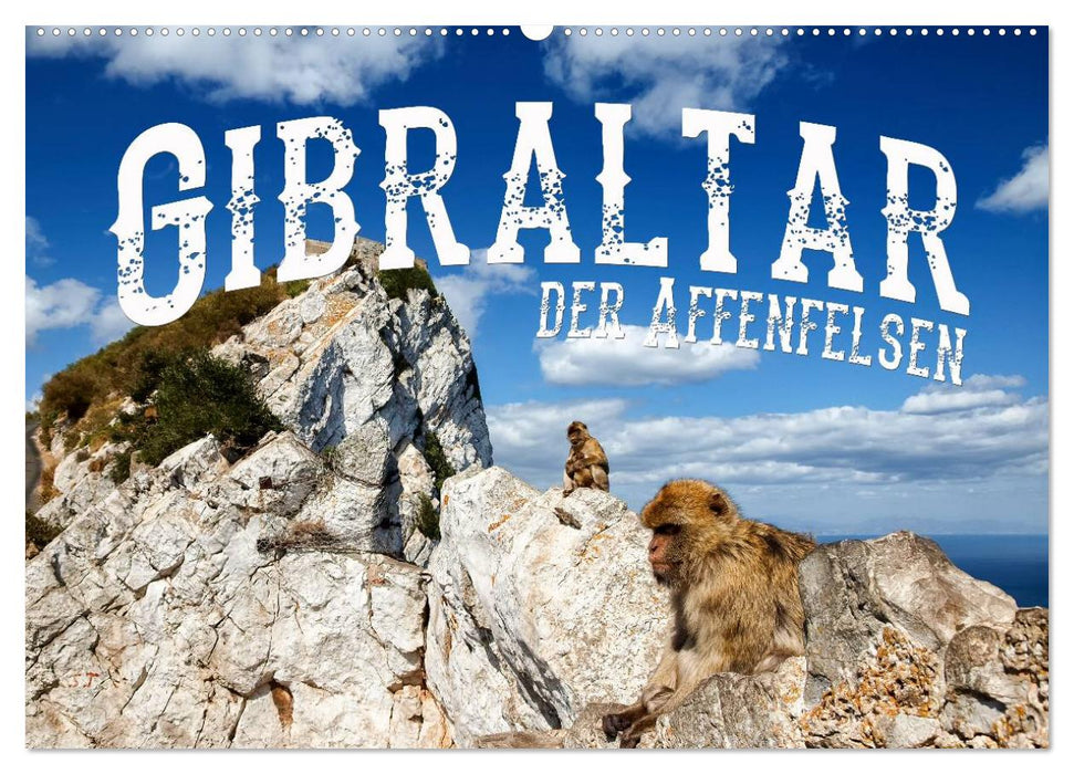 Gibraltar - der Affenfelsen (CALVENDO Wandkalender 2024)