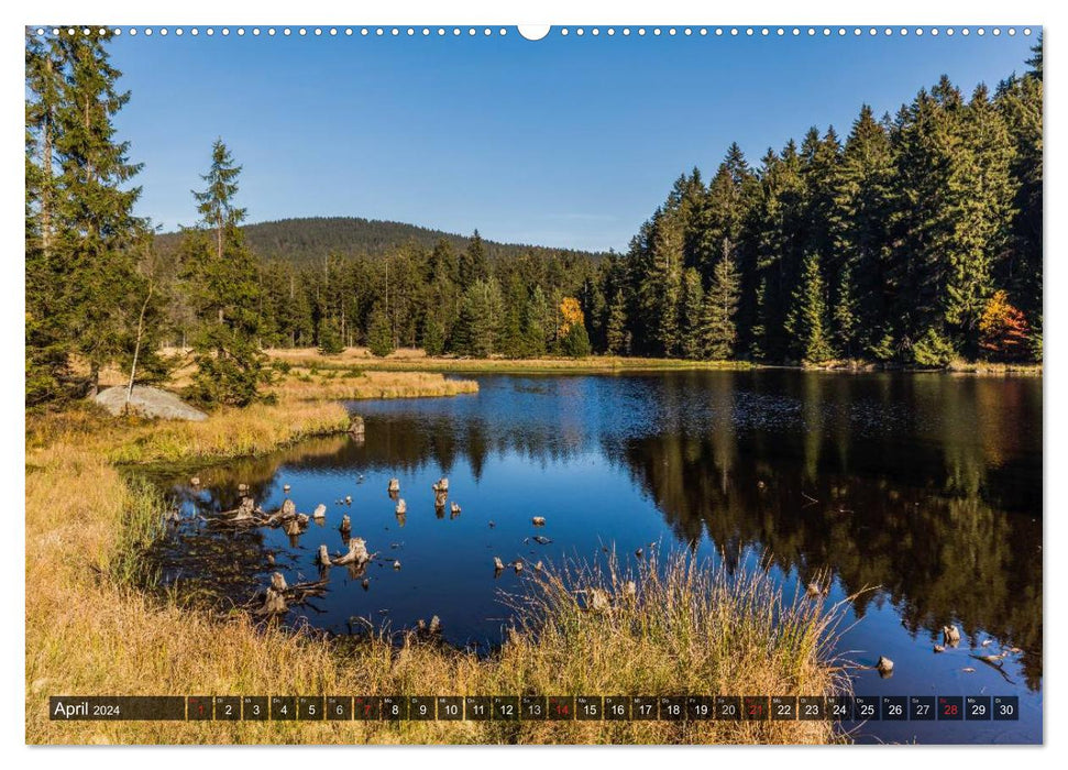 Magical Fichtelgebirge (CALVENDO wall calendar 2024) 