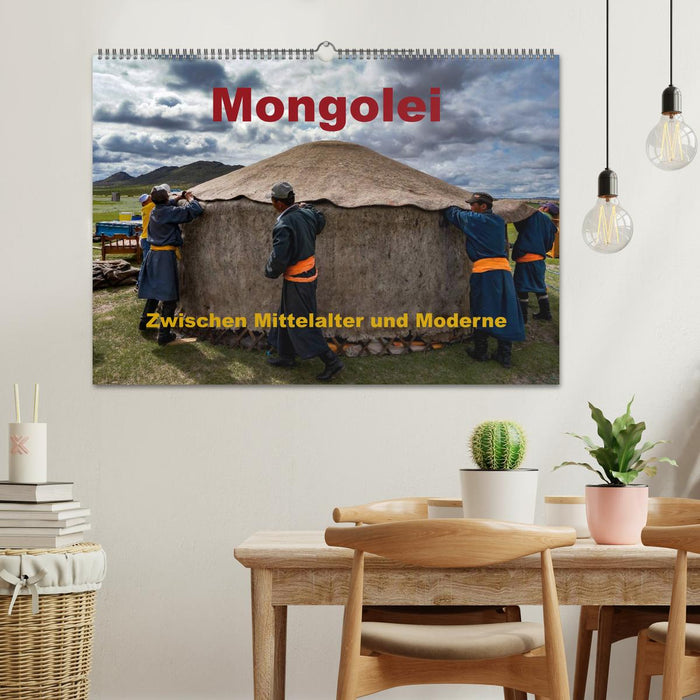 Mongolie - Entre Moyen Âge et Modernité (Calendrier mural CALVENDO 2024) 