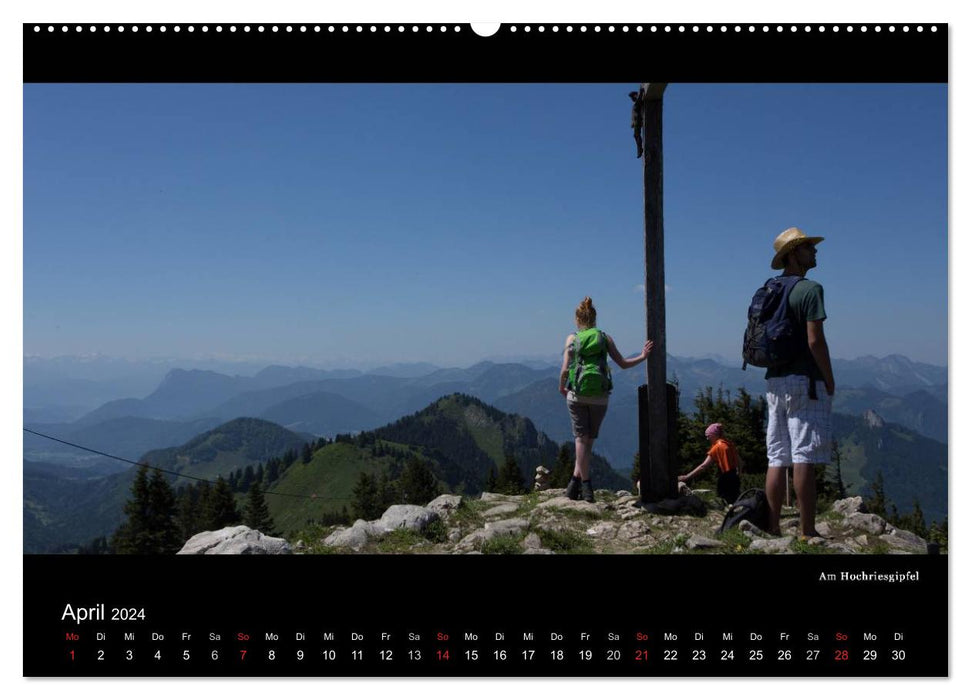 On the way on the Maximiliansweg (CALVENDO Premium Wall Calendar 2024) 