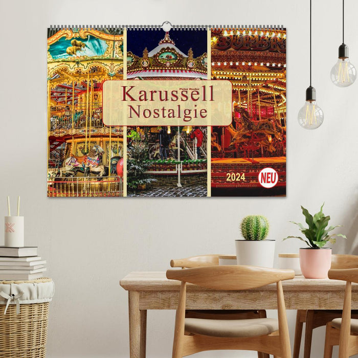 Karussell - Nostalgie (CALVENDO Wandkalender 2024)