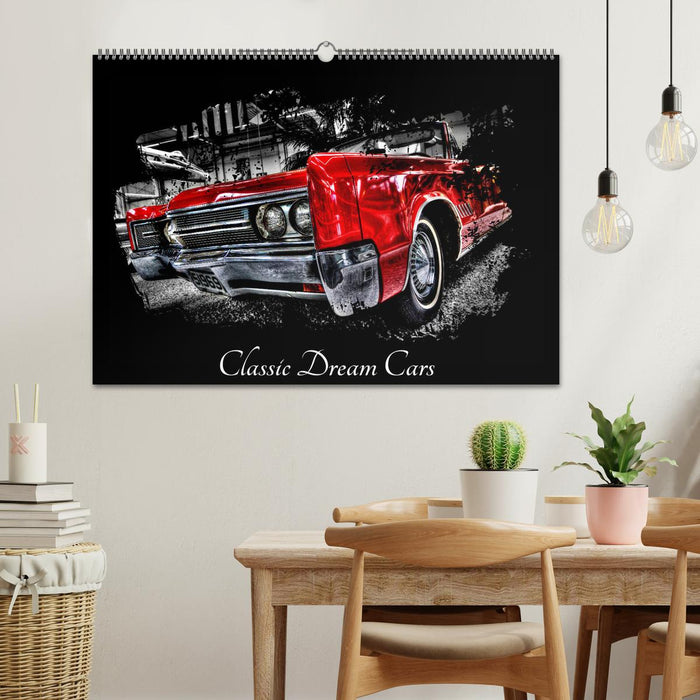 Classic Dream Cars (CALVENDO wall calendar 2024) 