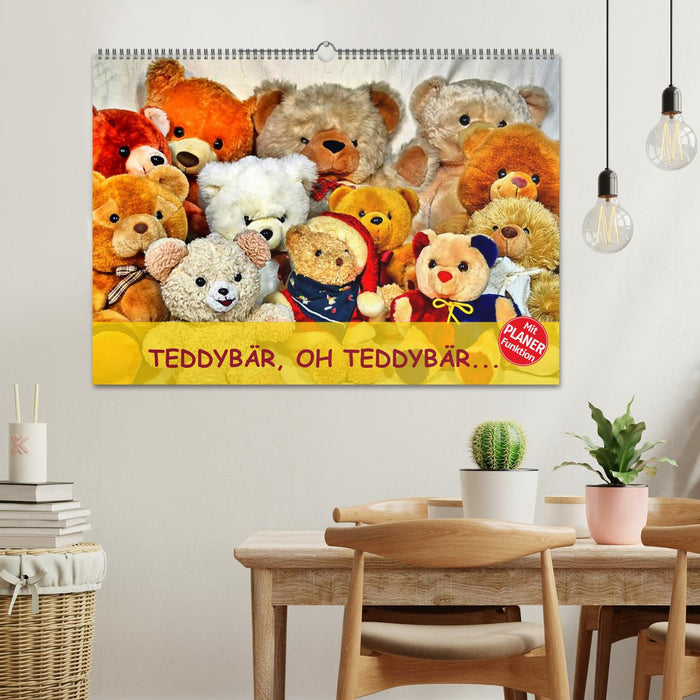 TEDDY BEAR, OH TEDDY BEAR... (Calendrier mural CALVENDO 2024) 