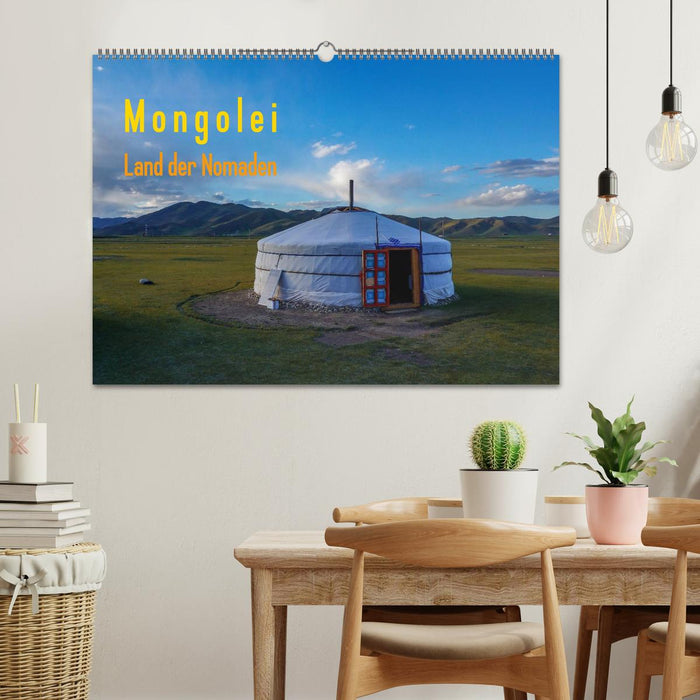 Mongolie – Terre des Nomades (Calendrier mural CALVENDO 2024) 
