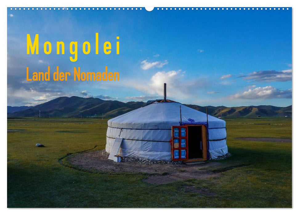Mongolie – Terre des Nomades (Calendrier mural CALVENDO 2024) 