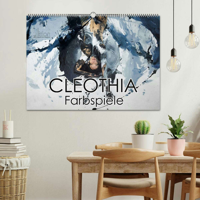 Cleothia Farbspiele (CALVENDO Wandkalender 2024)