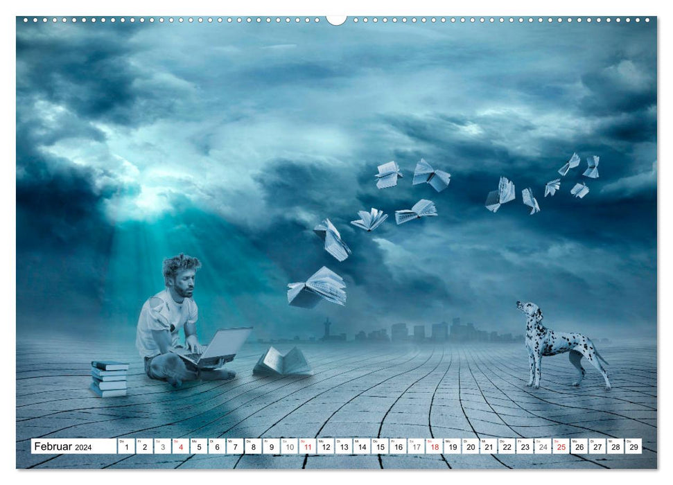 World of Fantasy - Surreal, dreamy and limitless (CALVENDO Premium Wall Calendar 2024) 