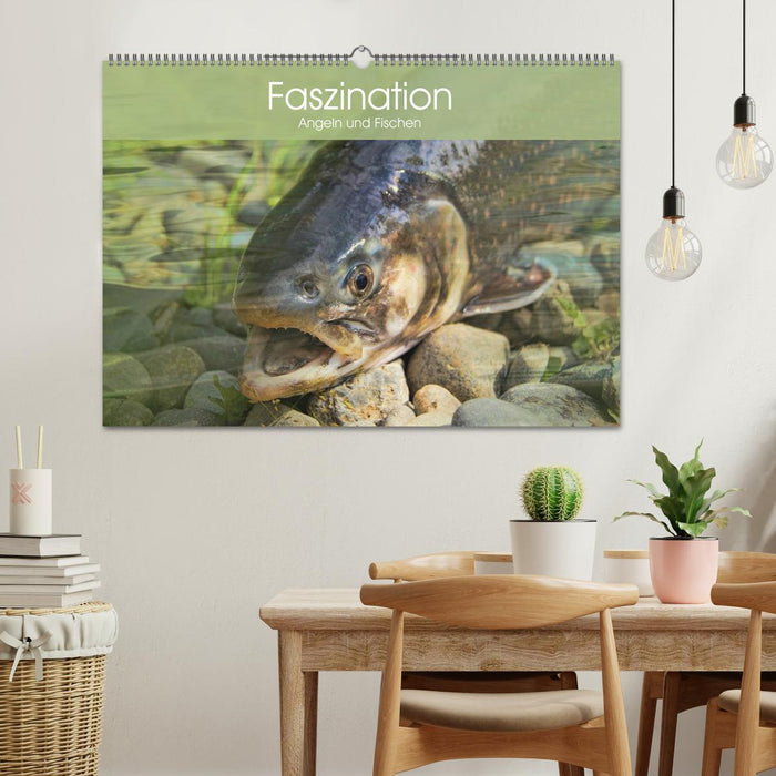 Faszination Angeln und Fischen (CALVENDO Wandkalender 2024)