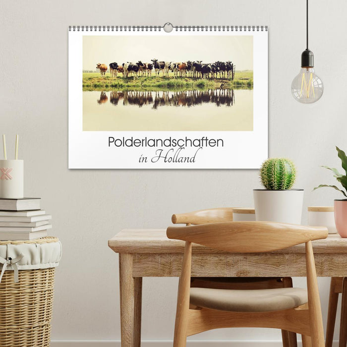 Polder landscapes in Holland (CALVENDO wall calendar 2024) 