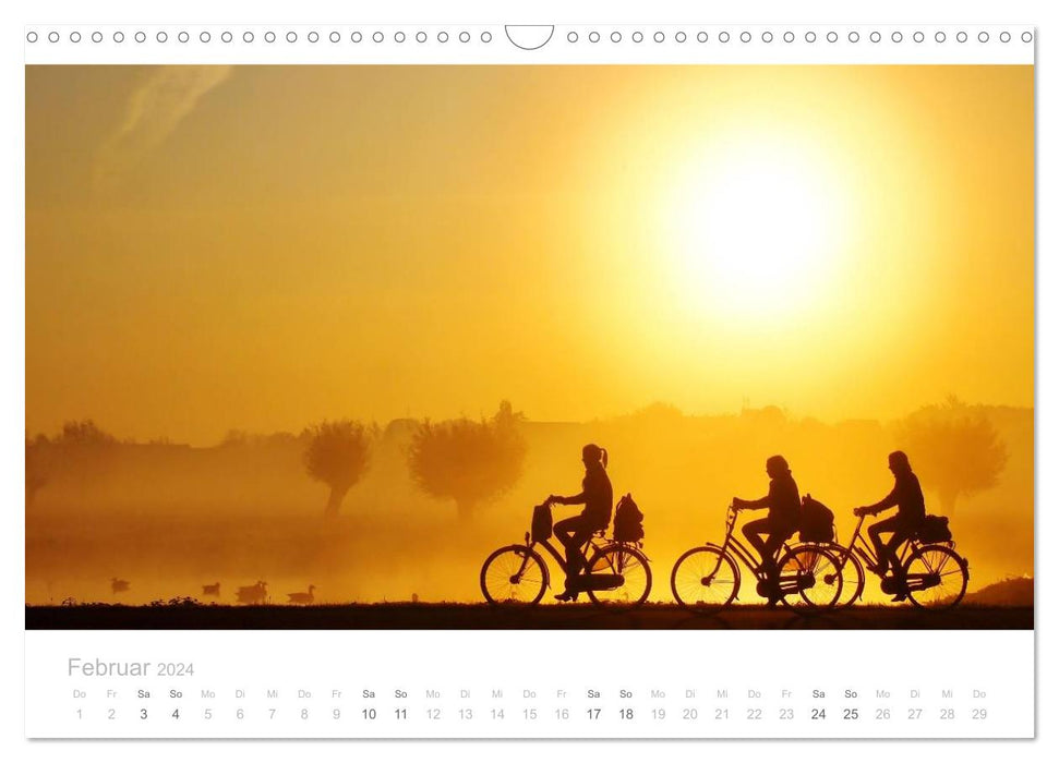 Polderlandschaften in Holland (CALVENDO Wandkalender 2024)