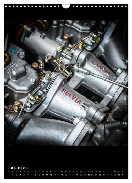 Klassische Rennmotoren (CALVENDO Wandkalender 2024)