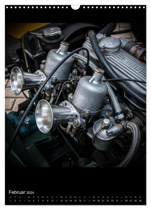 Classic racing engines (CALVENDO wall calendar 2024) 