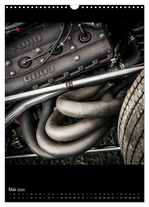 Classic racing engines (CALVENDO wall calendar 2024) 