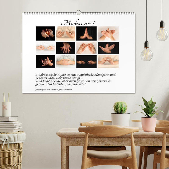 Mudras / 2024 (CALVENDO wall calendar 2024) 