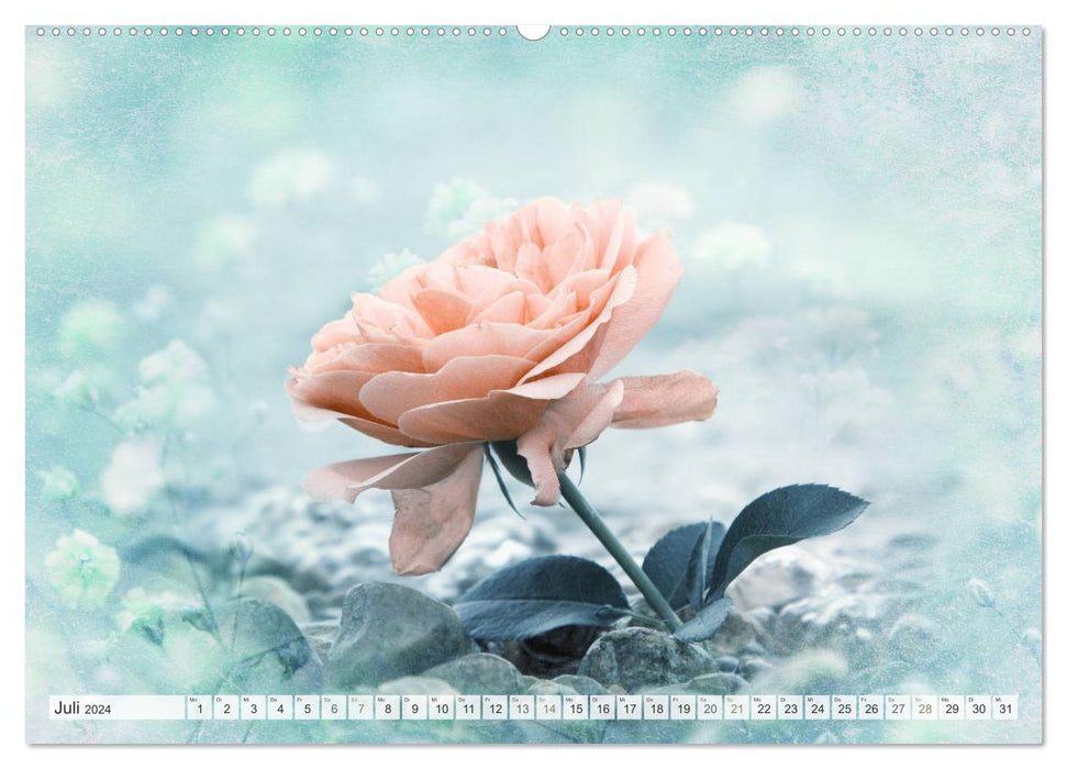 Blüten-Nostalgie 2024 (CALVENDO Premium Wandkalender 2024)