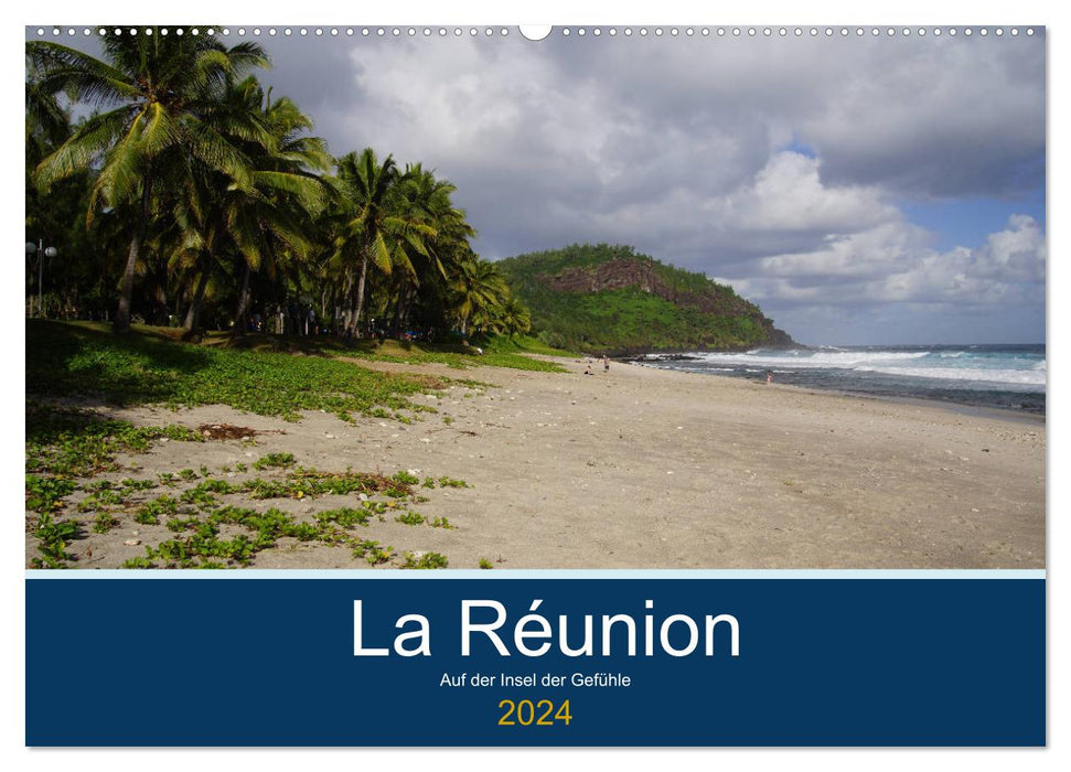 La Réunion - Sur l'île des sentiments (Calendrier mural CALVENDO 2024) 