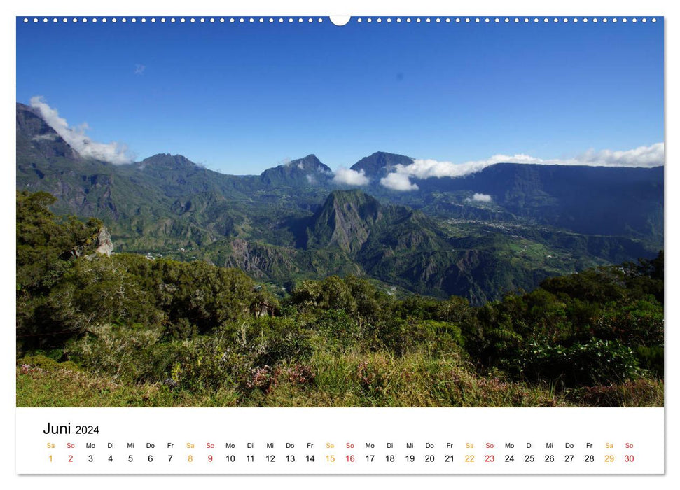 La Réunion - Sur l'île des sentiments (Calendrier mural CALVENDO 2024) 