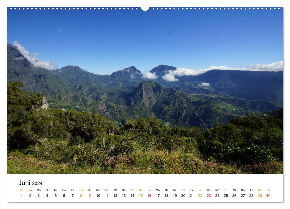 La Réunion - Auf der Insel der Gefühle (CALVENDO Wandkalender 2024)