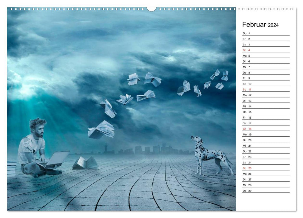 World of fantasy - surreal, dreamy and limitless (CALVENDO wall calendar 2024) 