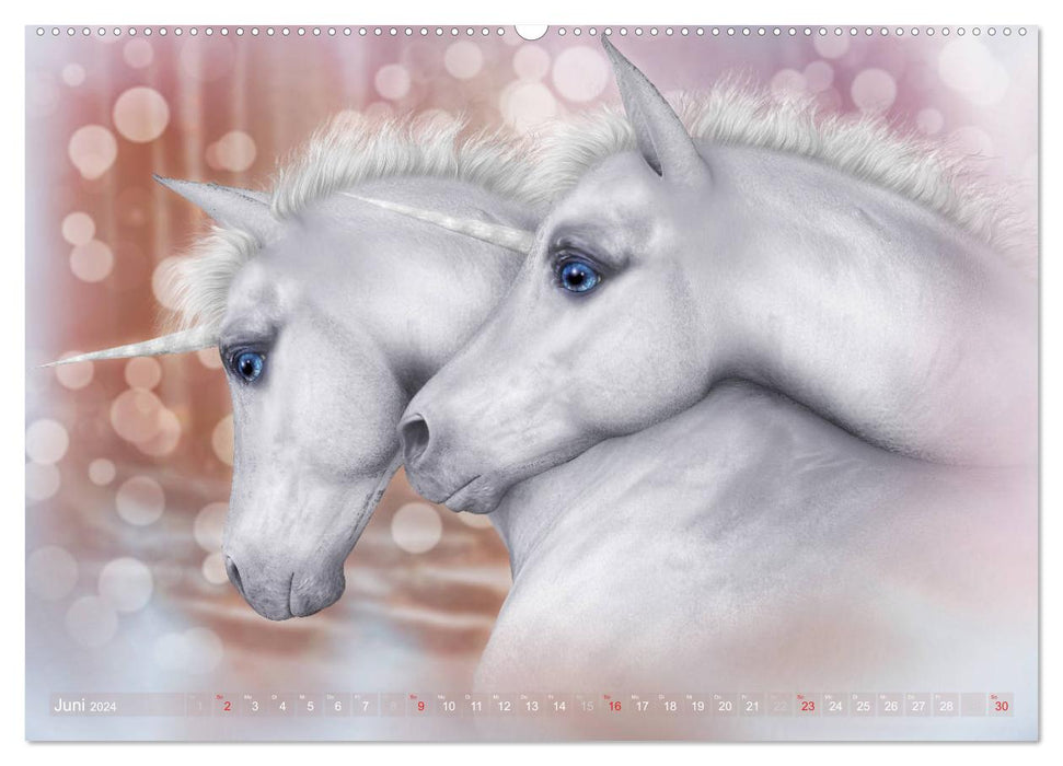 Dream related unicorns (CALVENDO wall calendar 2024) 