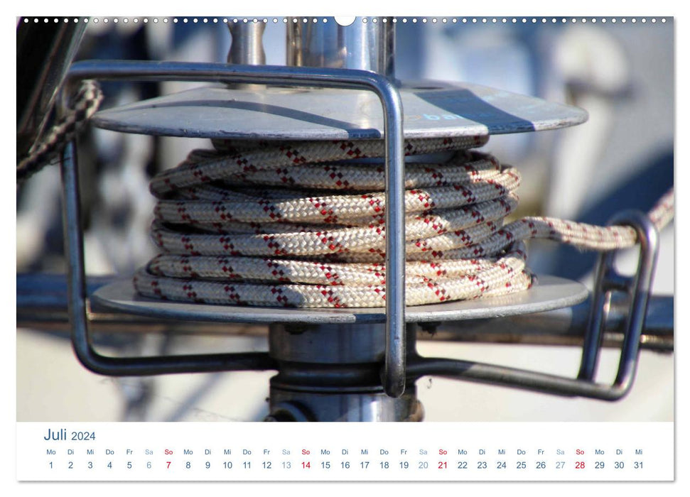 Seemannsgarn 2024. Impressionen von Tau und Takelage (CALVENDO Premium Wandkalender 2024)