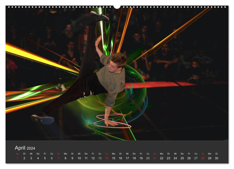 Break Dance B-boys & B-girls (CALVENDO Premium Wandkalender 2024)