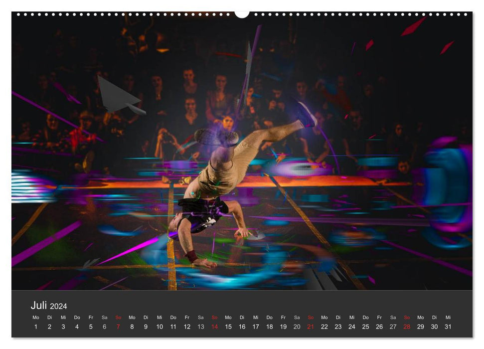 Break Dance B-boys & B-girls (CALVENDO Premium Wandkalender 2024)