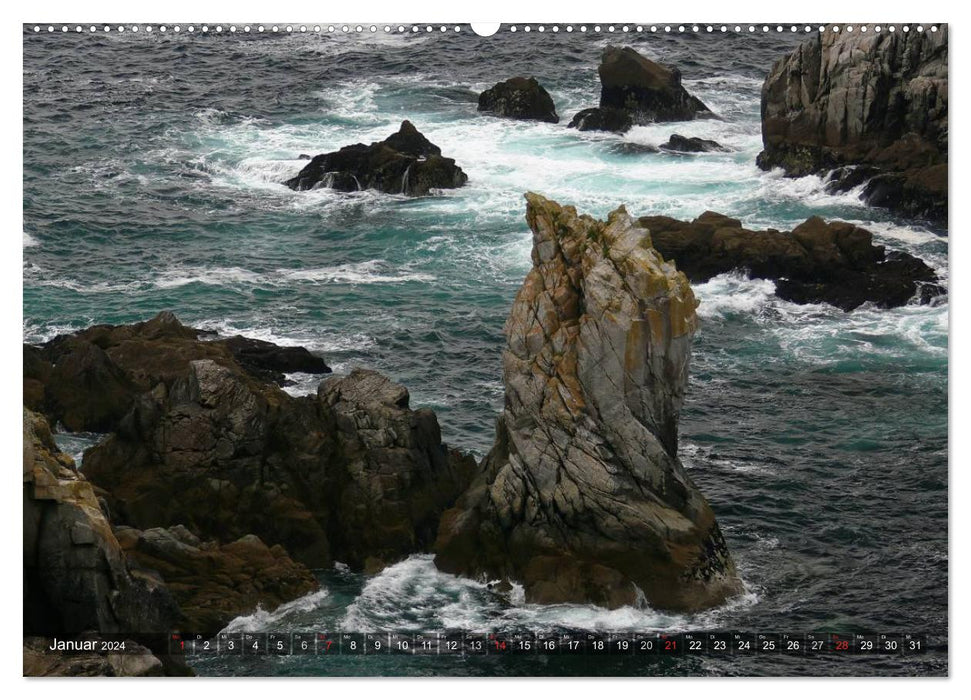 Rock in the surf (Calendrier mural CALVENDO 2024) 