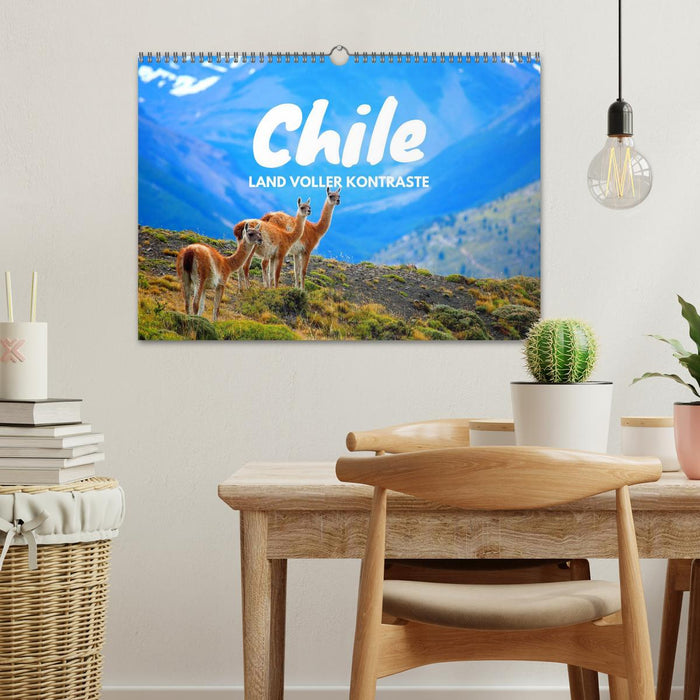 Chile - Land voller Kontraste (CALVENDO Wandkalender 2024)