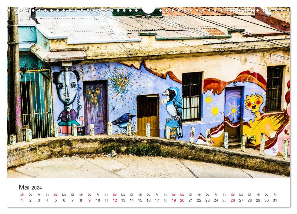 Chili - pays plein de contrastes (Calendrier mural CALVENDO 2024) 