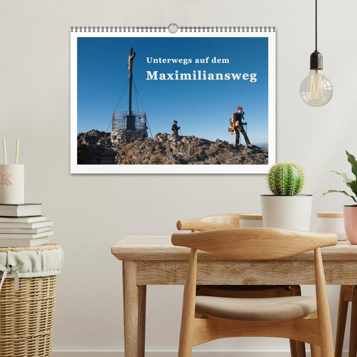 Unterwegs auf dem Maximiliansweg (CALVENDO Wandkalender 2024)