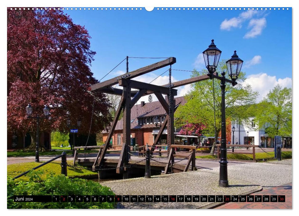 Papenburg et le Rheiderland (Calendrier mural CALVENDO Premium 2024) 